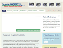 Tablet Screenshot of hospitalwithoutwalls.com